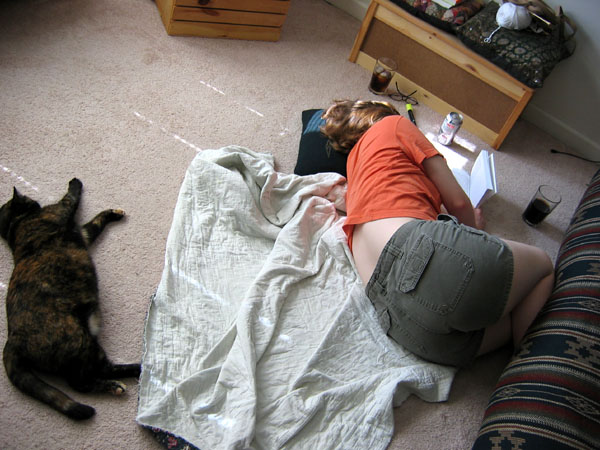 sleeping amanda and piglet