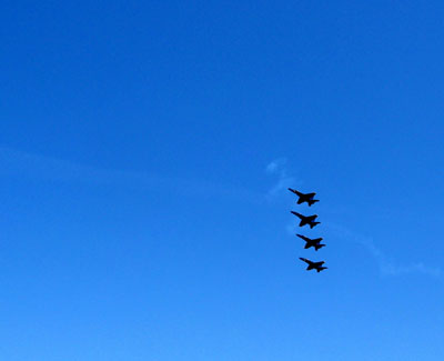 four blue angels