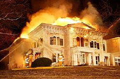 rose inn is burning pic 1... from the ithaca journal