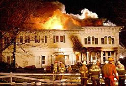 "rose inn is burning pic 2... from the ithaca journal