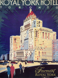 postcard of the royal york hotel in toronto