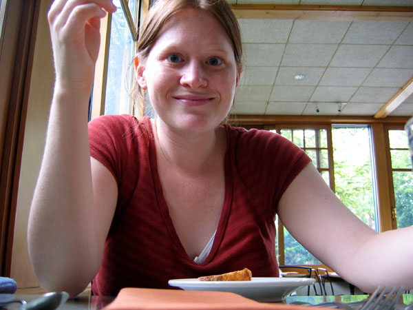 Amanda at Cafe Flora