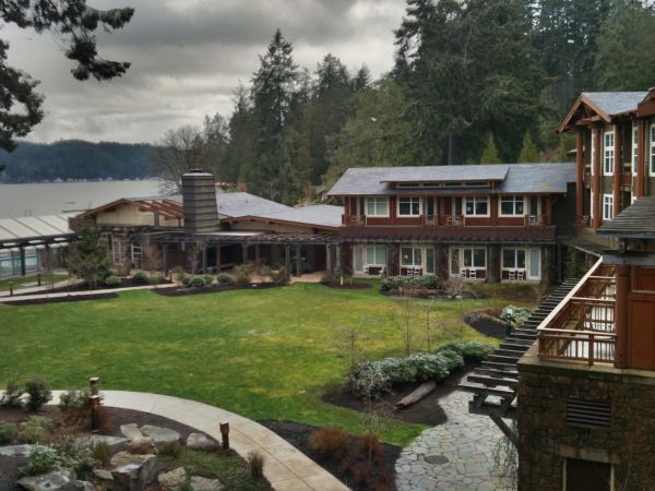 View from balcony at Alderbrook